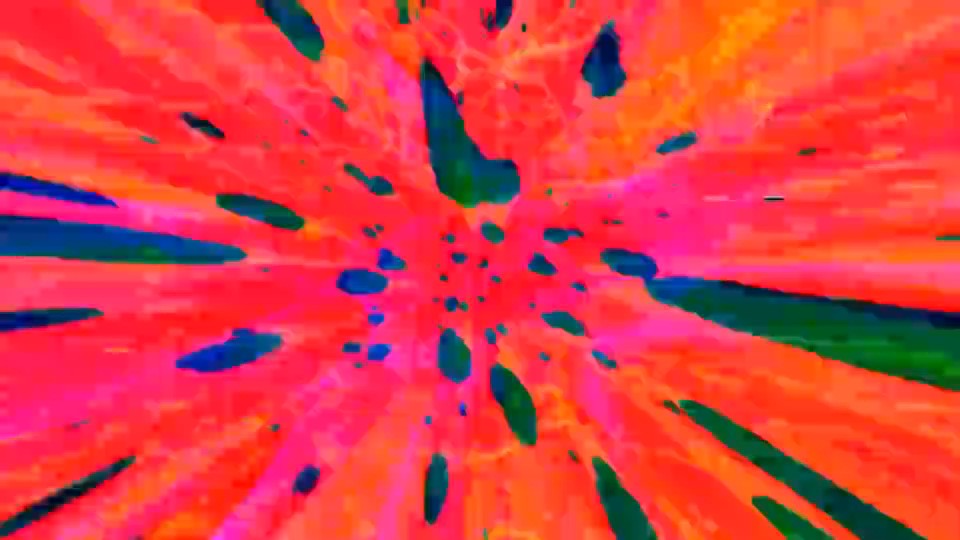 Frame from the VJ Studio visuals for the DJ C4 promo mix