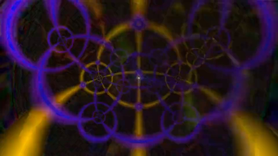 Frame from the VJ Studio visuals for the Sasha and John Digweed Delta Heavy set